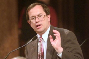 Sen Ron Withem speaks during the legislative session in 1997. Journal Star file photo